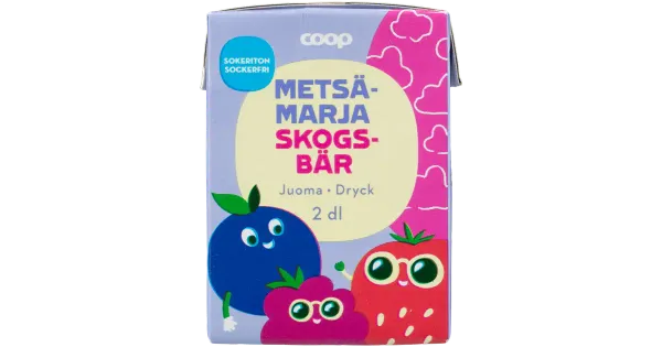 Coop metsmarja suhkruvaba jook 200ml