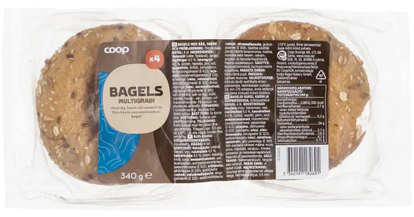 Coop Mitmevilja Bagelid 340 g