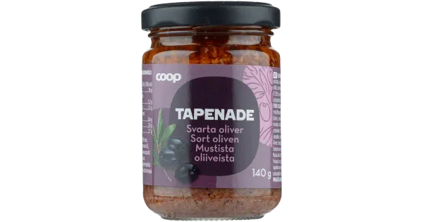 Coop must oliivipasta 140 g