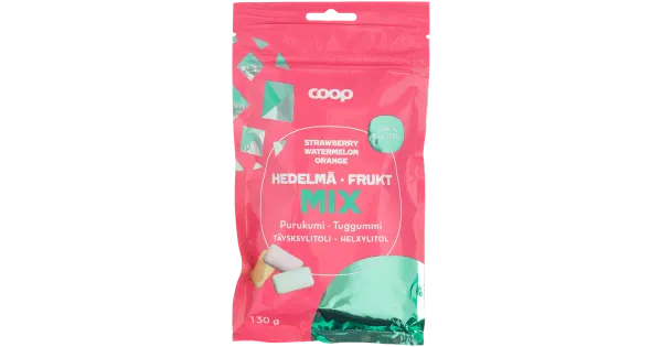 Coop närimiskummid puuviljamaitselised 130g