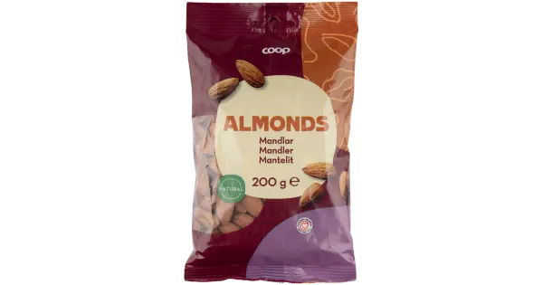 Coop Naturaalsed Mandlid 200g