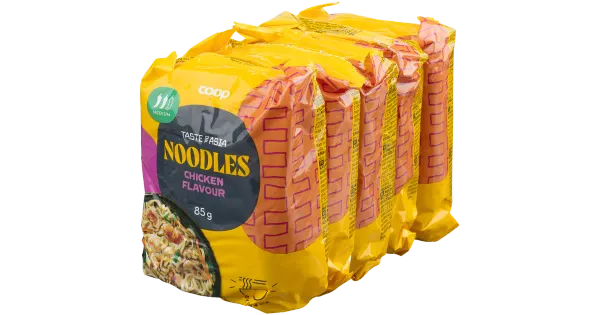 Coop nuudlid (91%) vürtsisegu ja kana maitsega (9%) 65g