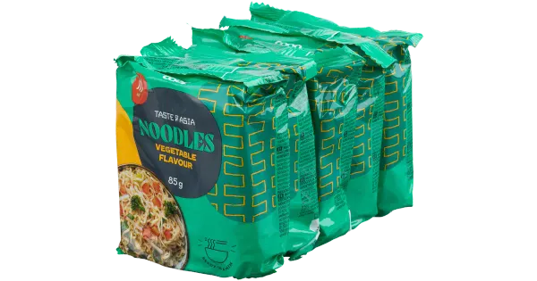 Coop nuudlid (91%) vürtsisegu ja köögivilja maitsega (9%) 425g