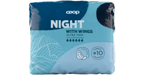 Coop õhuke hügieeniside night 10tk