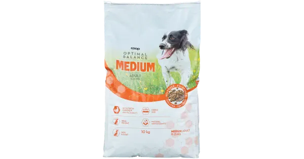 COOP Optimal kuivtoit kesk.suurus koertele 10kg