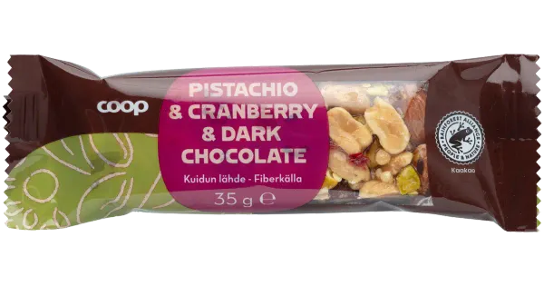 Coop pähklibatoon - Pistaatsia & Jõhvika