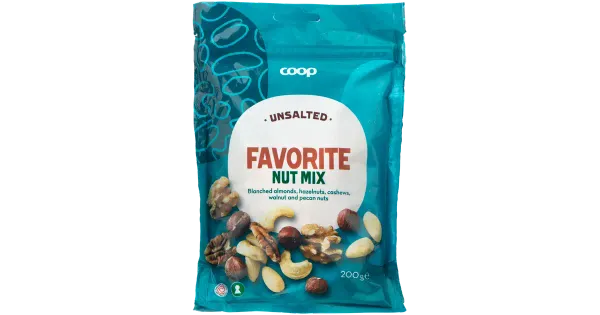 Coop pähklisegu ilma soolata 200g