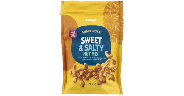 COOP pähklisegu mee ja soolaga 175g