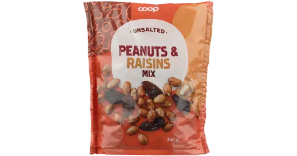 Coop pähklite ja rosinatega segu, soolata 350g