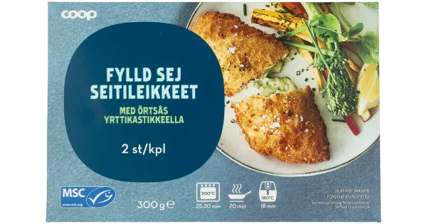 Coop Paneeritud Saidalõigud ürdikastmega 300 g