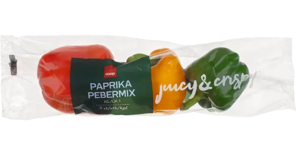 Coop Paprika mix I klass 400 g