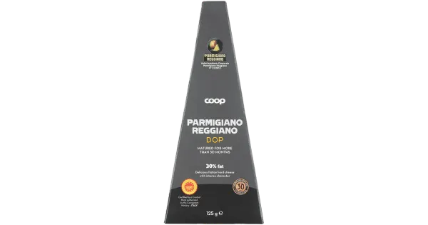 Coop parmesanijuust Parmigiano Reggiano 30%, 30 kuud, 125 g