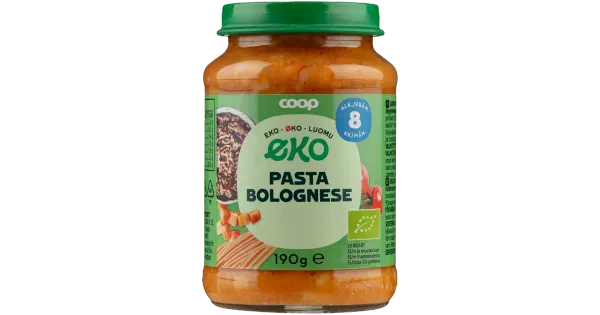 Coop pasta bolognese 8K, 190 G