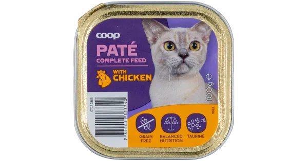COOP pate kassidele kanaga 100g