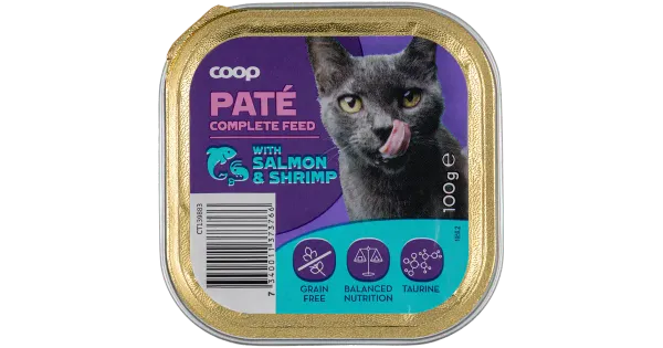 COOP Patee kassidele lõhe-kreveti 100g