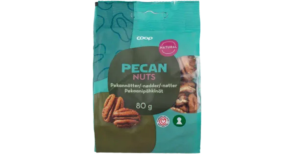 Coop Pecans natural 80g
