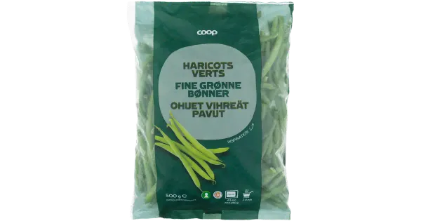 Coop Peenikesed terved rohelised oad külmutatud 500 g