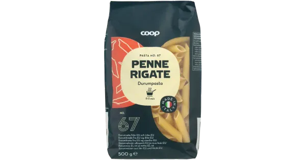 Coop Penne Rigate pasta 500g
