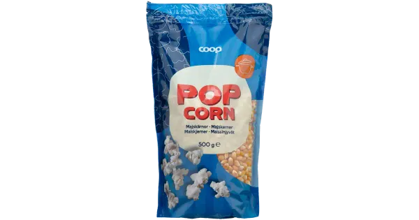 COOP popcorn maisiterad 500G