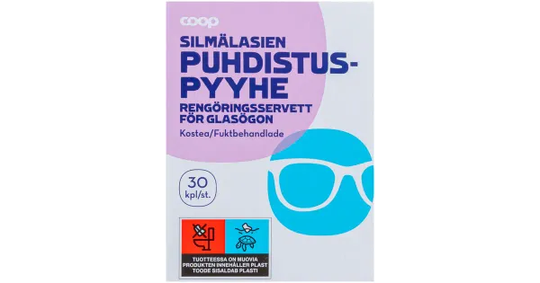 Coop prillipuhastuslapid 30tk