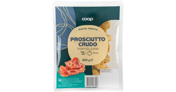 Coop Prosciutto Crudo Tortelliinid 250 G