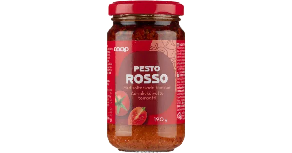 Coop punane pesto tomatitega 190g