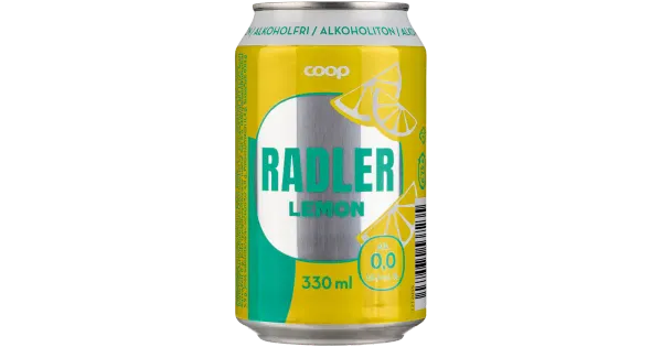 Coop Radler Sidrunimaitseline alkoholivaba õlu 330 ml