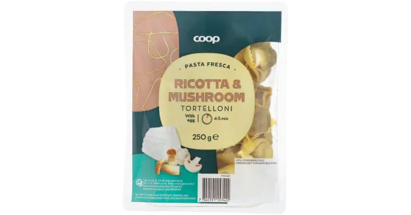 Coop Ricotta-seenetäidisega tortellinid 250g