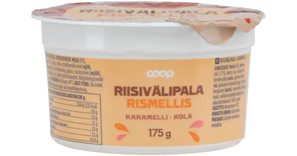 Coop riisivahepala karamelliga, 175g