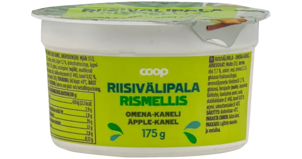 Coop riisivahepala Õuna-kaneeliga, 175 g