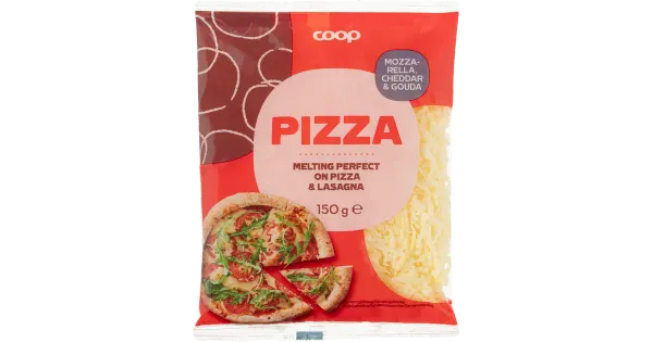 Coop riivjuust pitsale 27% rasva 150g