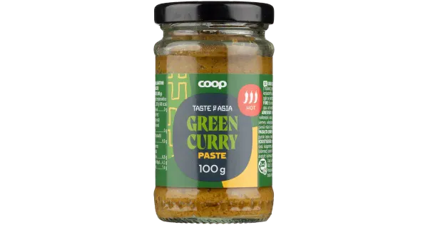 Coop roheline karripasta 100g