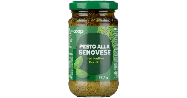 Coop roheline pesto basiilikuga 190g