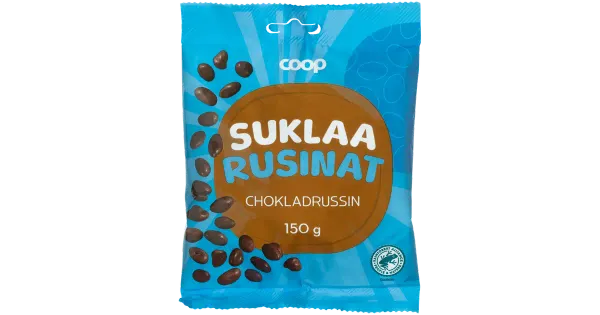 Coop rosinad šokolaadis 150g