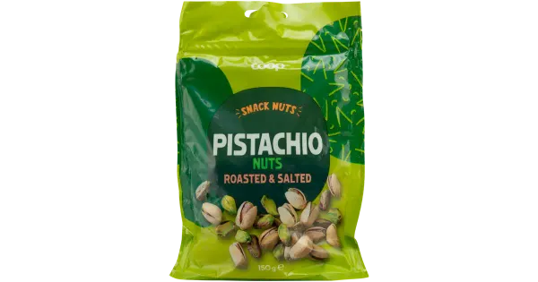 Coop röstitud, soolatud pistaatsiapähklid 150 g