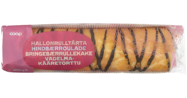 Coop Rullbiskviit Vaarikakreemitäidisega 400 G