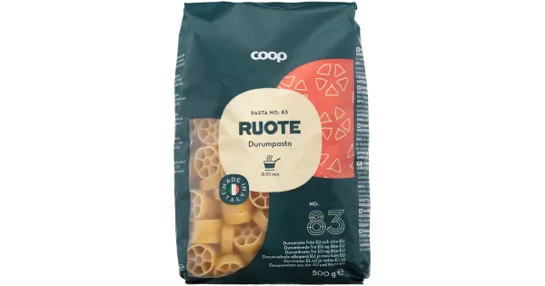 Coop Ruote kujuline pasta 500g