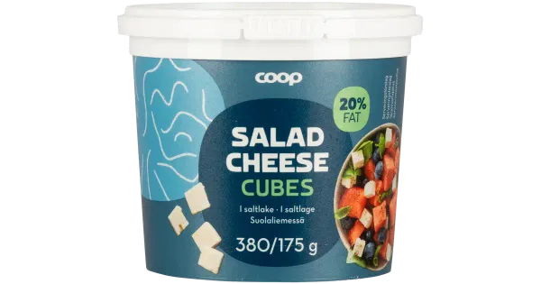 Coop salatijuustukuubikud 175g