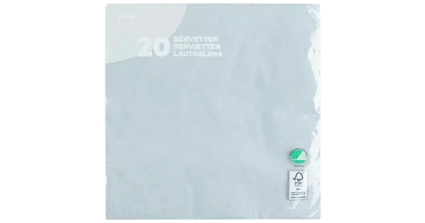Coop salvrätik hall 40cm 20tk