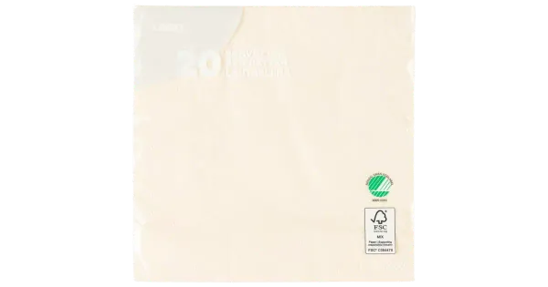 Coop salvrätik kreem 33cm 20tk