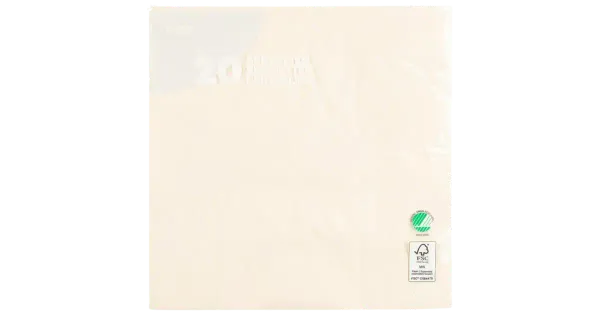 Coop salvrätik kreem 40cm 20tk
