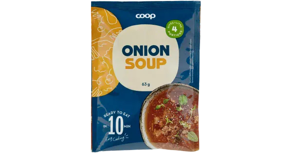 Coop sibulasupp 63g