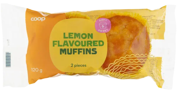 Coop Sidruni Muffin 2 Tk, 120 G