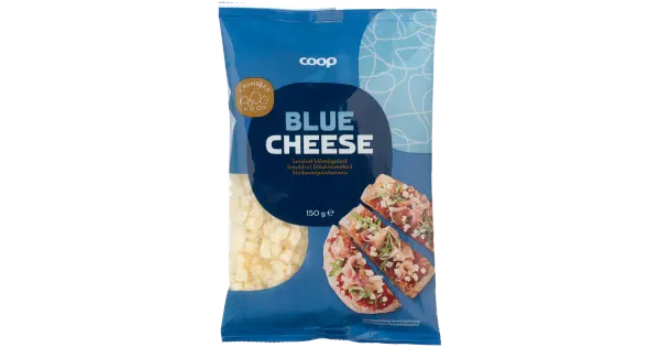 Coop sinihallitusjuust, riivitud, 150g