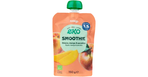 Coop smuuti õun-mango-virsik 1,5 a 150g