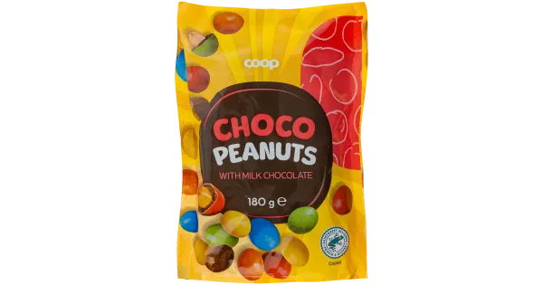 Coop šokolaadiga kaetud pähklid 180 g