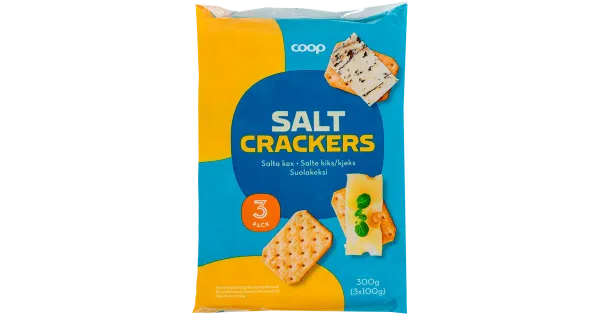 Coop soolakreekerid 3*100g