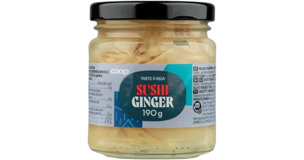 Coop sushi ingver 190 g