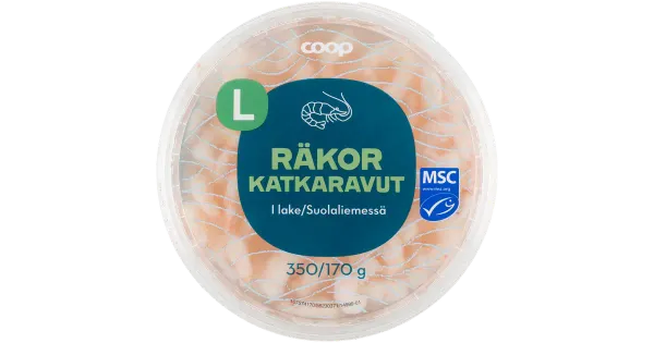 Coop Suured Hiidkrevetid Kastmes 350/170