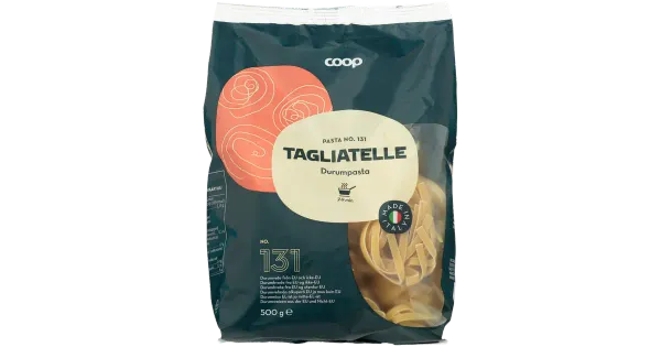 Coop tagliatelle 500g ei sisalda kanamuna
